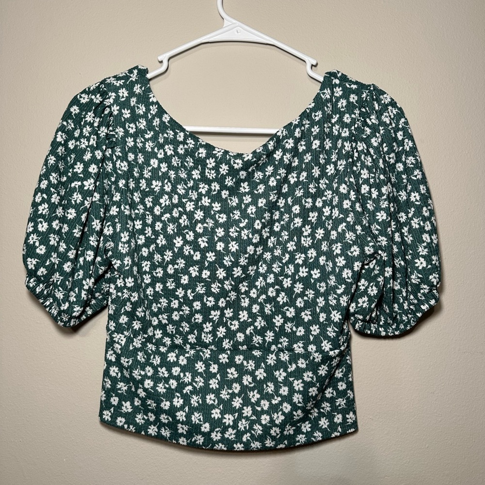 Free People Floral Crop Top - Picture 3 of 3